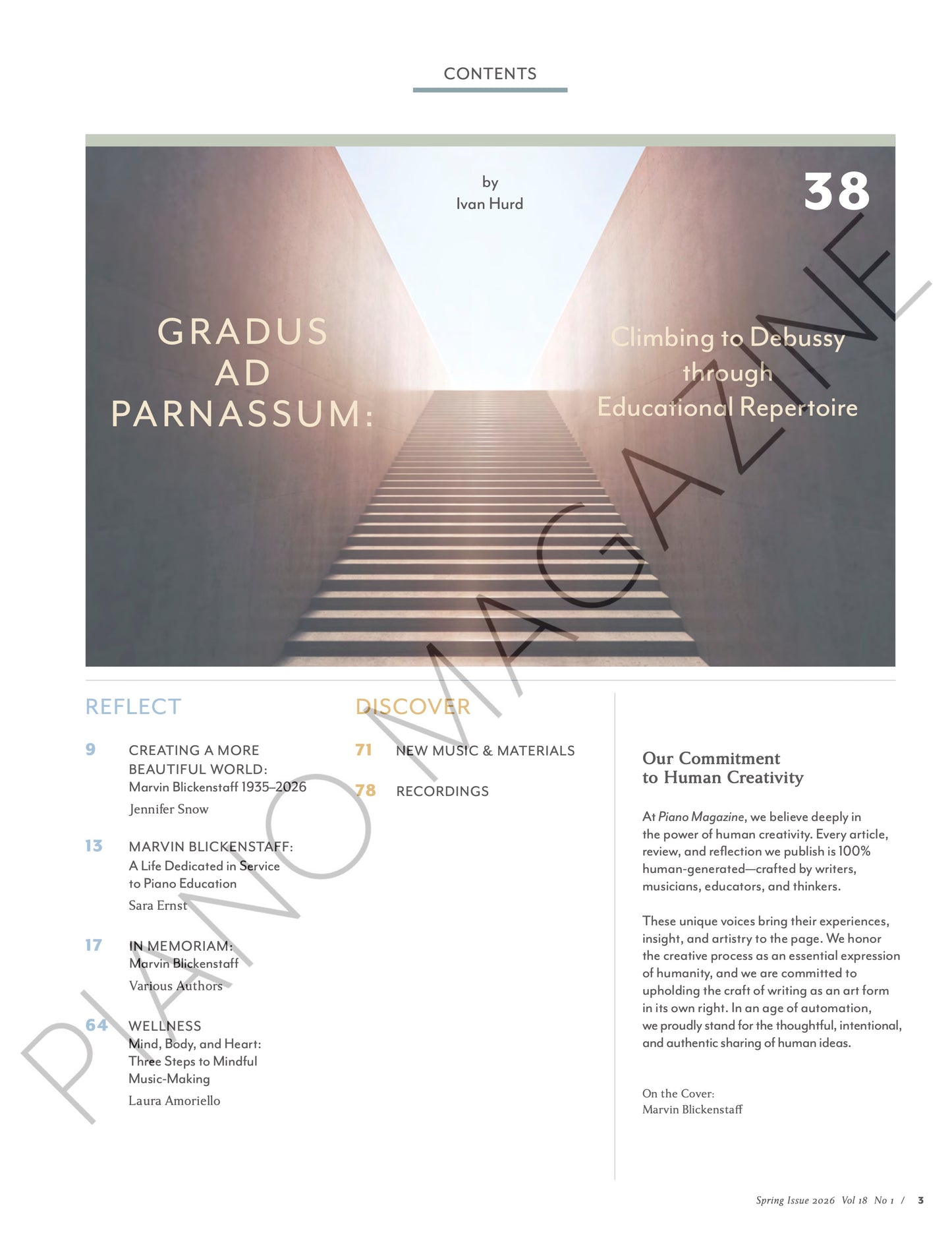 Spring 2026: Piano Magazine