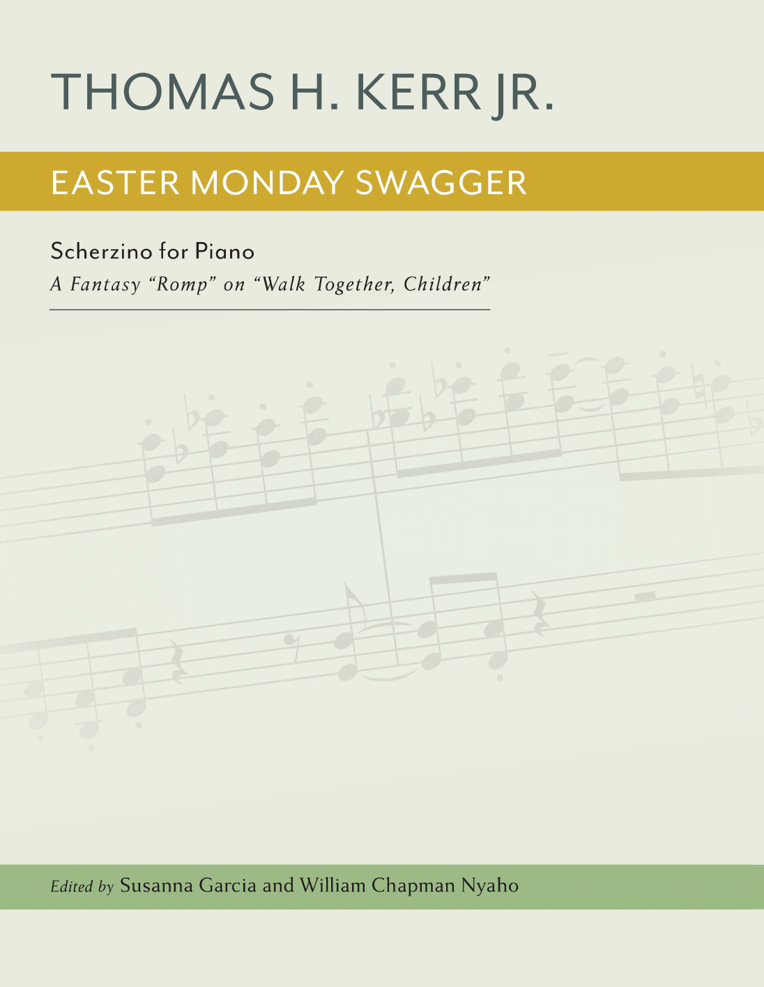 Easter Monday Swagger: Scherzino for Piano - A Fantasy "Romp" on "Walk Together, Children"
