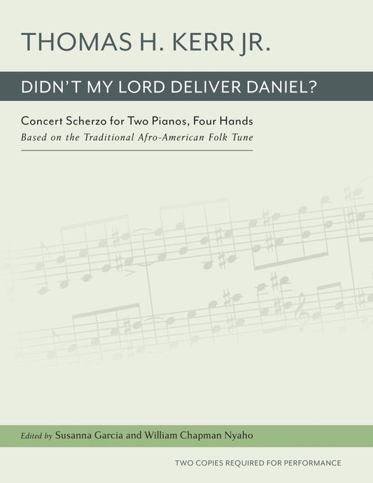 Didn't My Lord Deliver Daniel?: Concert Scherzo for Two Pianos, Four Hands
