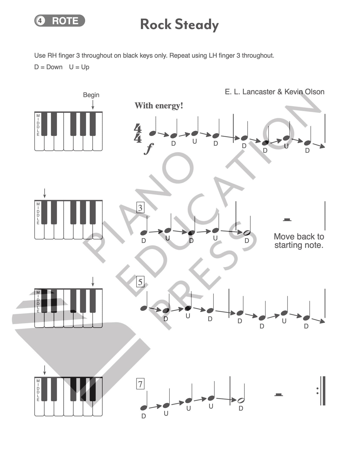 From Rote to Note, E.L. Lancaster and Kevin Olson