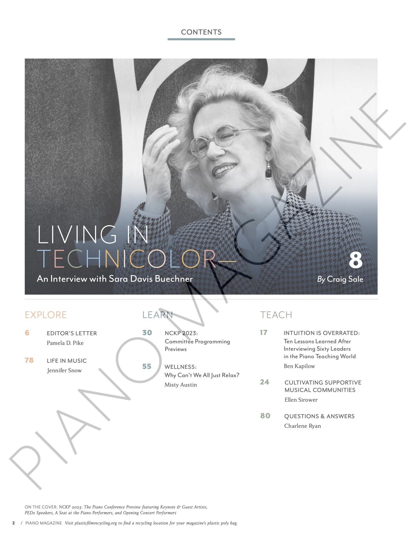 Spring 2023: Piano Magazine