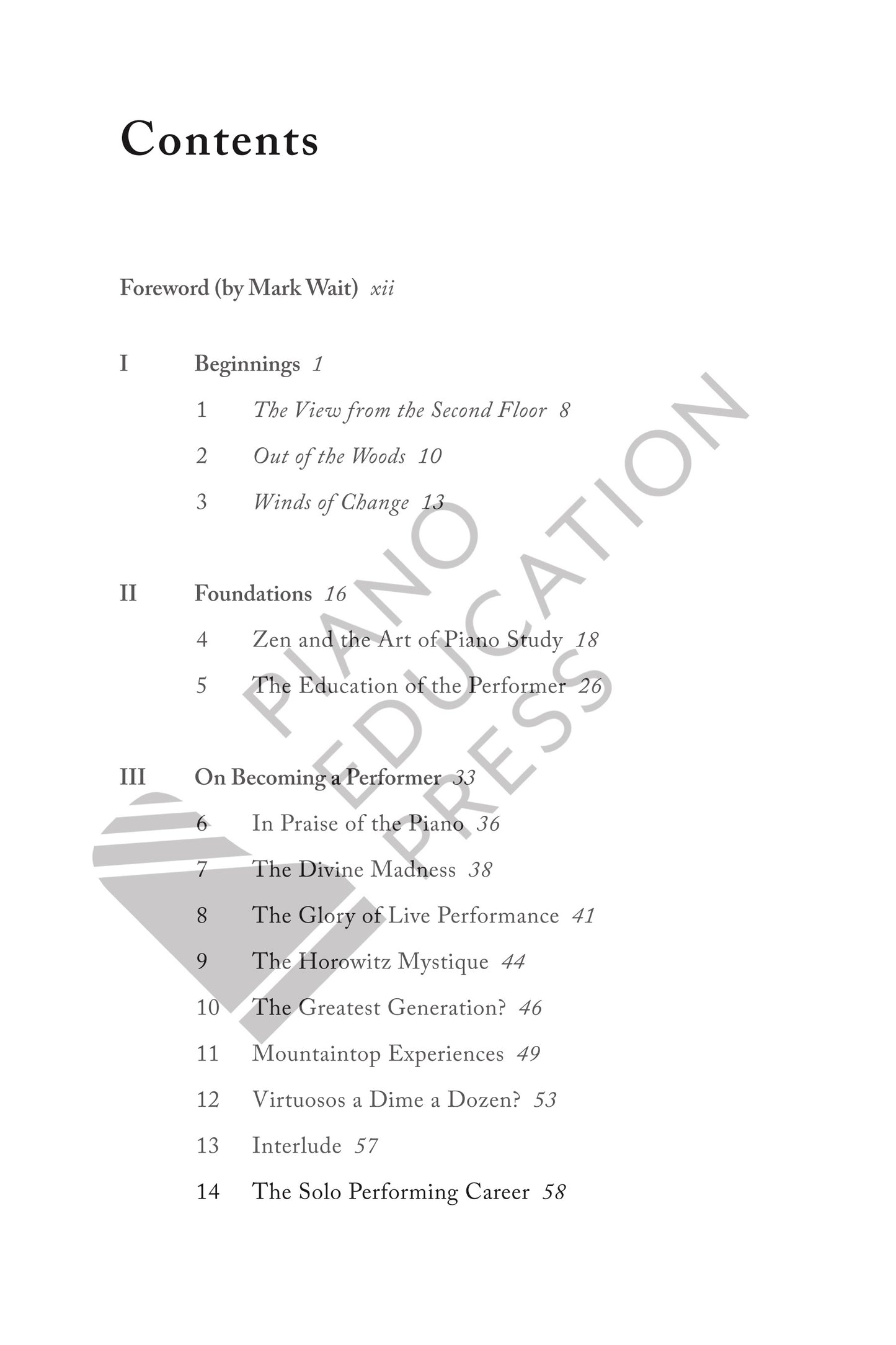 Recollections: A Pianist's Essays on Teaching, Performing, and Living, Robert Weirich